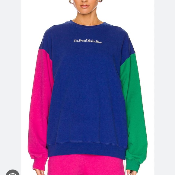 Mayfair Group Tops - Mayfair Group PRIDE Color Block Crewneck in Multi Size M/L